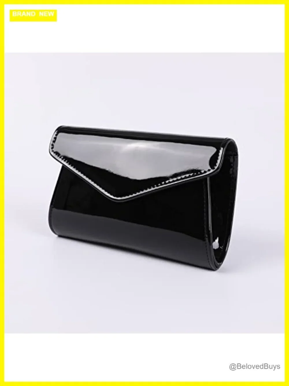 Faux Leather Envelope Clutch Evening Bag Women Wedding Prom Handbag